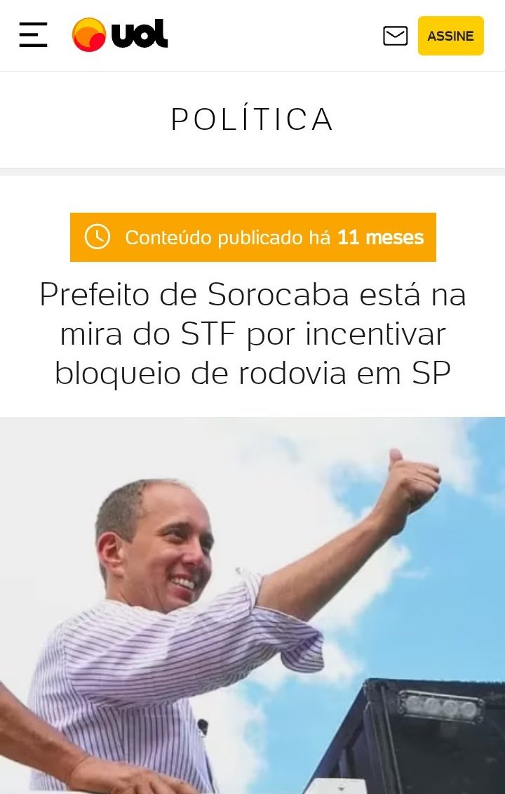 Essa vai para as pessoas que não  conhecem  o Prefeito de SOROCABA.⬇️
