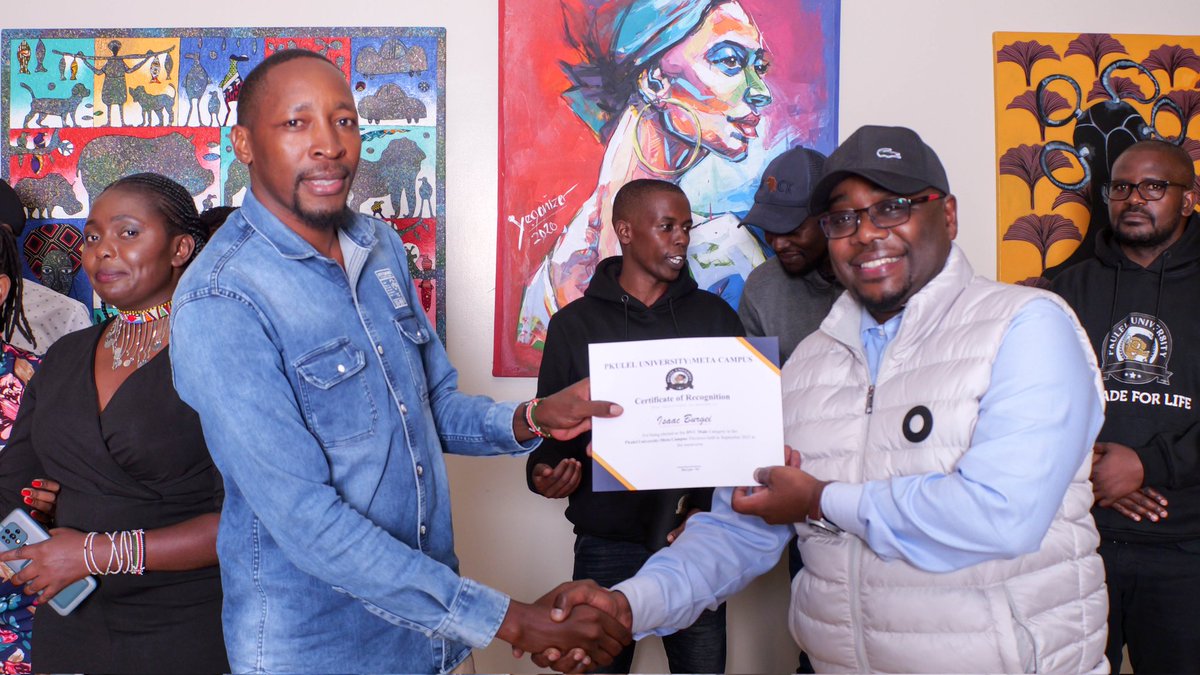 #PkulelUniversity new leadership receiving their certificates and commendation. 
Leading the Ceremony is the VC
<a href="/kalya_kiprono/">Kiprono Kalya</a> 
<a href="/PkulelUMC/">Pkulel University</a>