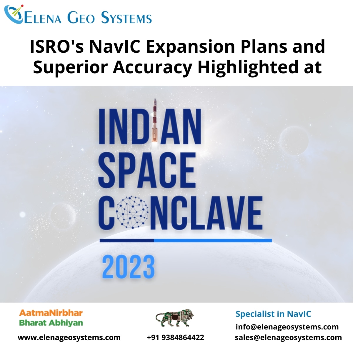 At Indian Space Conclave 2023, experts discussed space-enabled logistics and mobility. NavIC's advanced technology covers Africa-Australia, offering seamless operations and optimized routes. GPS needs additional satellites, while NavIC excels. #SatelliteTech #Innovation