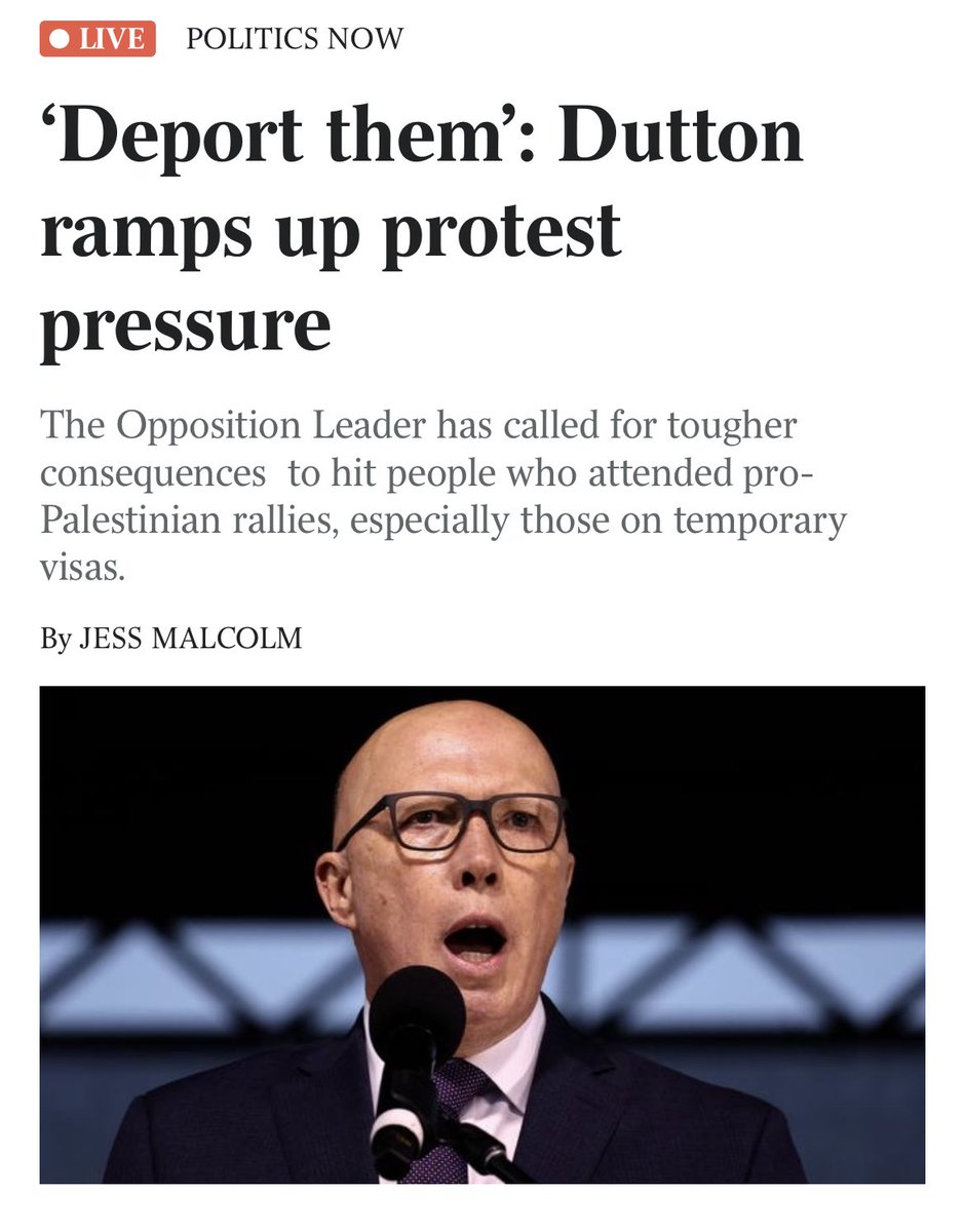 Any person on a temporary visa who was at the rally which had disgusting antisemitism should be deported forthwith. Police video footage should be analysed and citizens chanting should be charged for incitement