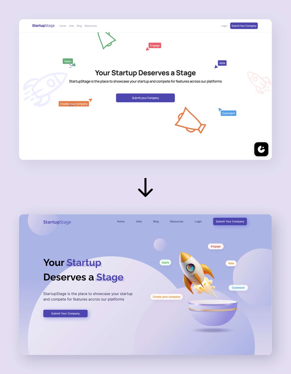 cccreative_ui's tweet photo. Next up on our Website Facelift series ... @startup_stage, requested for @lukeverswey! Had some fun with this one and made it a little playful

What do you think? Any suggestions for our next revamp? Drop them below! https://t.co/vYubXsunoo