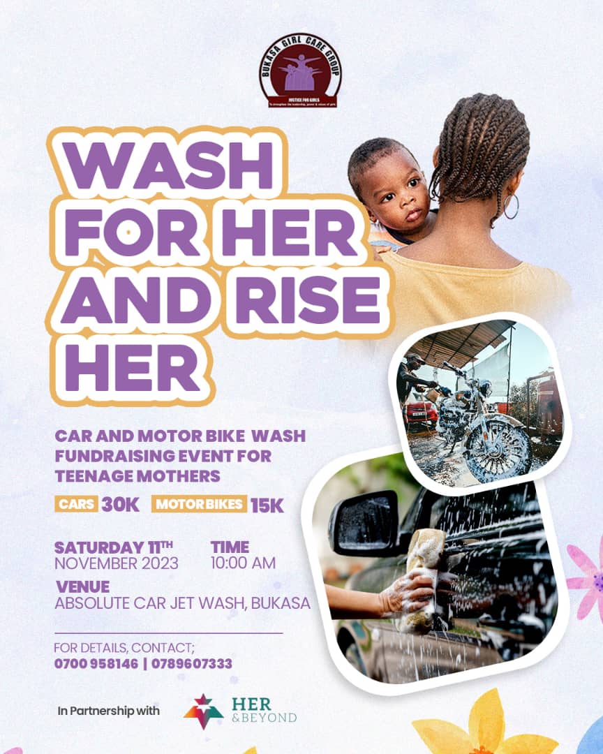 Join us in supporting teenage mothers by participating in our fundraising event! Your contribution can make a real difference in their lives. Let's come together and make a positive impact. #SupportTeenageMothers #FundraisingEvent
#Washforher
#StartUpCapital 
#BrightFuture