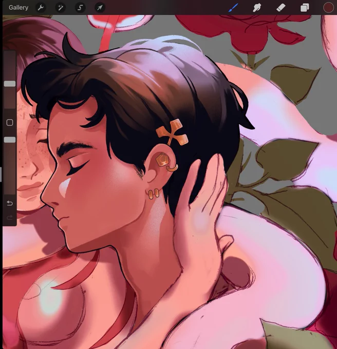 I drew a pretty boy woww  