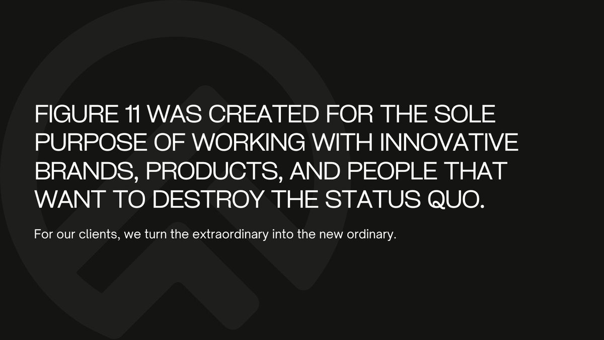 EVERYTHING STARTS WITH A VISION STATEMENT, THIS IS OURS. —