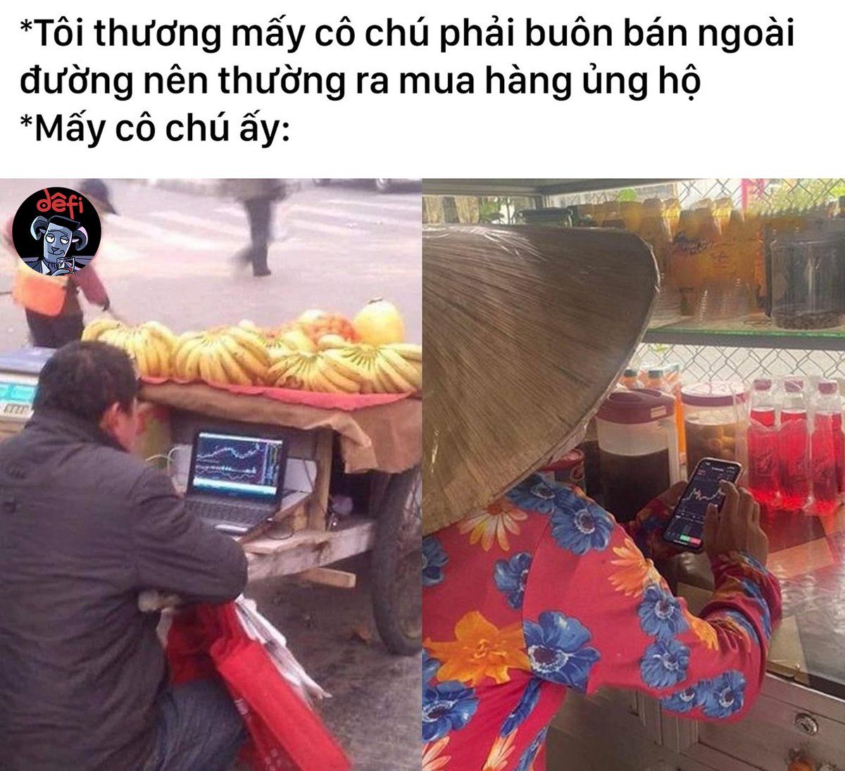 Moneymeme_'s tweet photo. Cả xã hội có mỗi mình nghèo :((((((
#deefi #memetien #meme #dautu #chungkhoan #bitcoin #crypto #lamgiau https://t.co/TwcTvp59FR