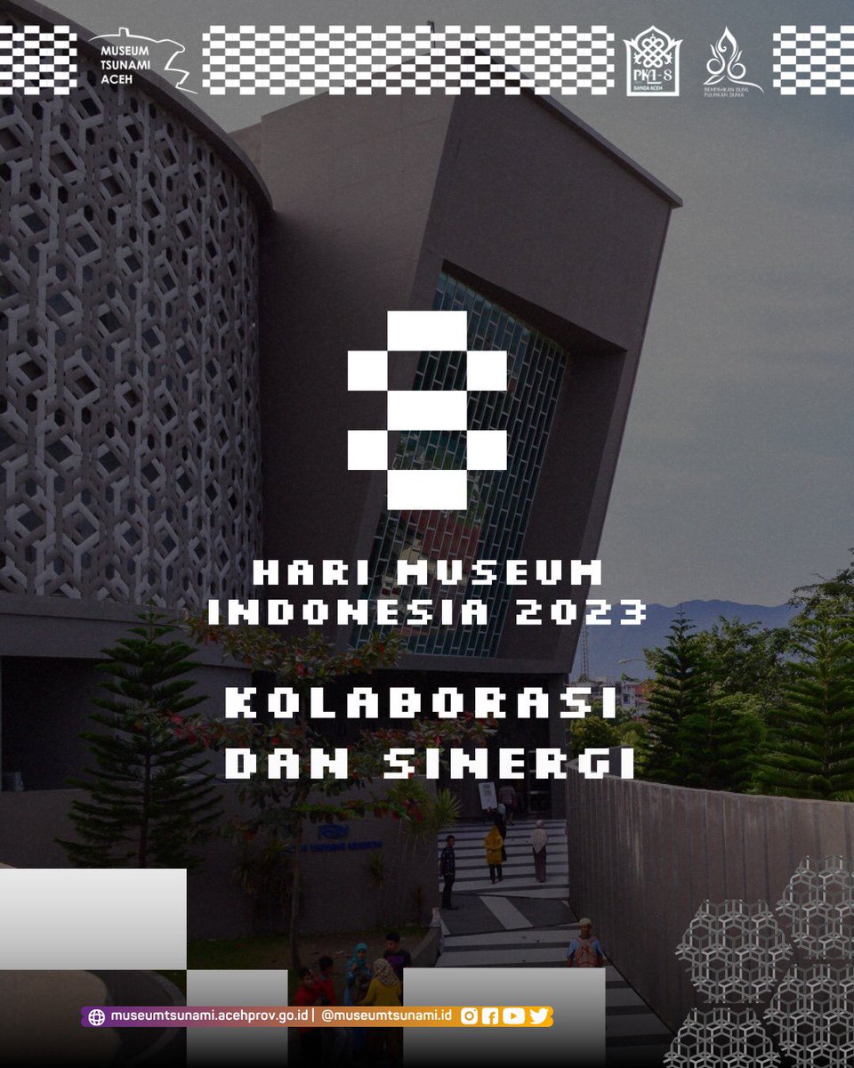 museumtsunamiid's tweet photo. Peringatan Hari Museum Indonesia (Harmusindo), memasuki usia sewindu, sejak pertama kali diperingati pada tahun 2015. Pada peringatan Harmusindo ke-8 tahun 2023 ini, tema yang diusung adalah “Kolaborasi dan Sinergi”. 
#harmusindo #harmusindo2023 https://t.co/V5AgGLDMj4