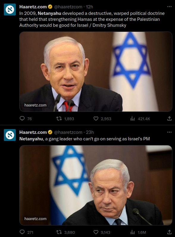 free_thinker's tweet photo. This is the kind of journalism that Israel's oldest newspaper is doing. Meanwhile, Indian journalists, as if they hadn't had enough of licking up to the Indian government, and who couldn't find Manipur on a map in all these months have all descended to Israel to open up their propaganda shop there.