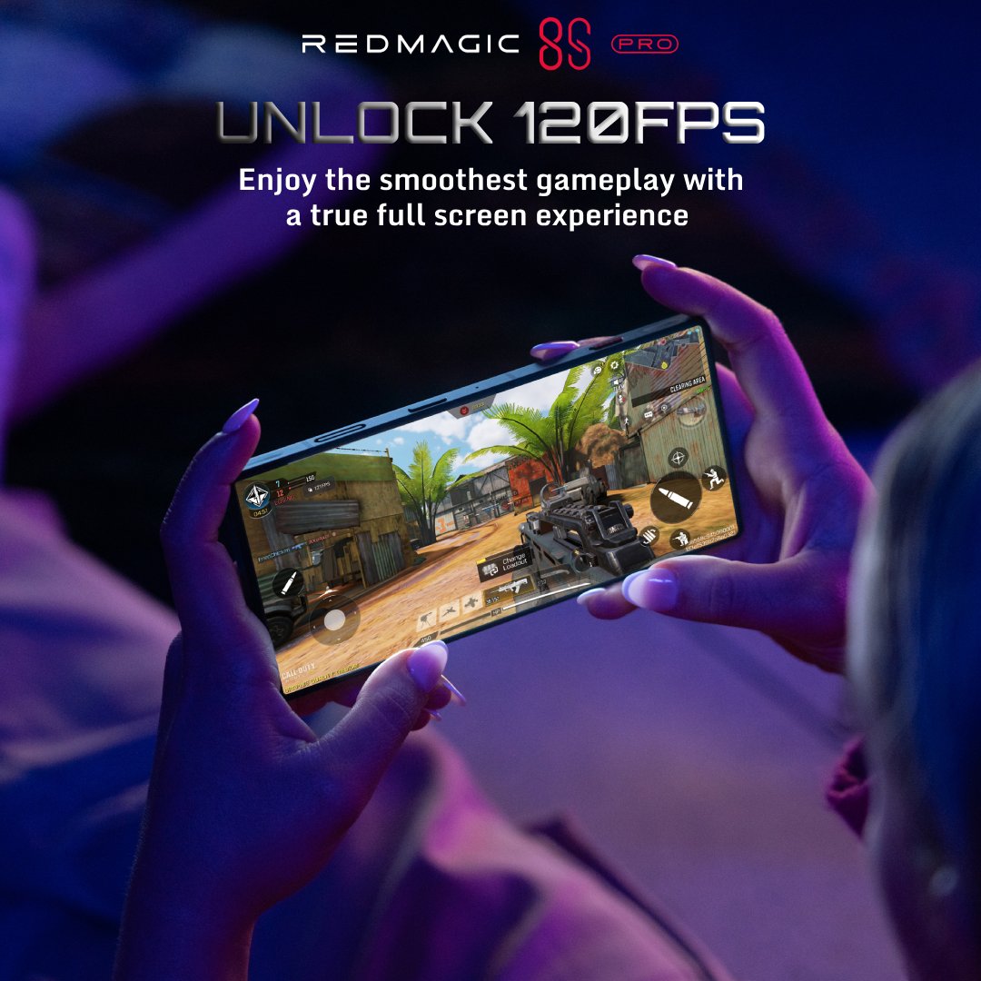 redmagicgaming's tweet image. The #REDMAGIC8SPro is the best way to enjoy #CODMobile on a phone.