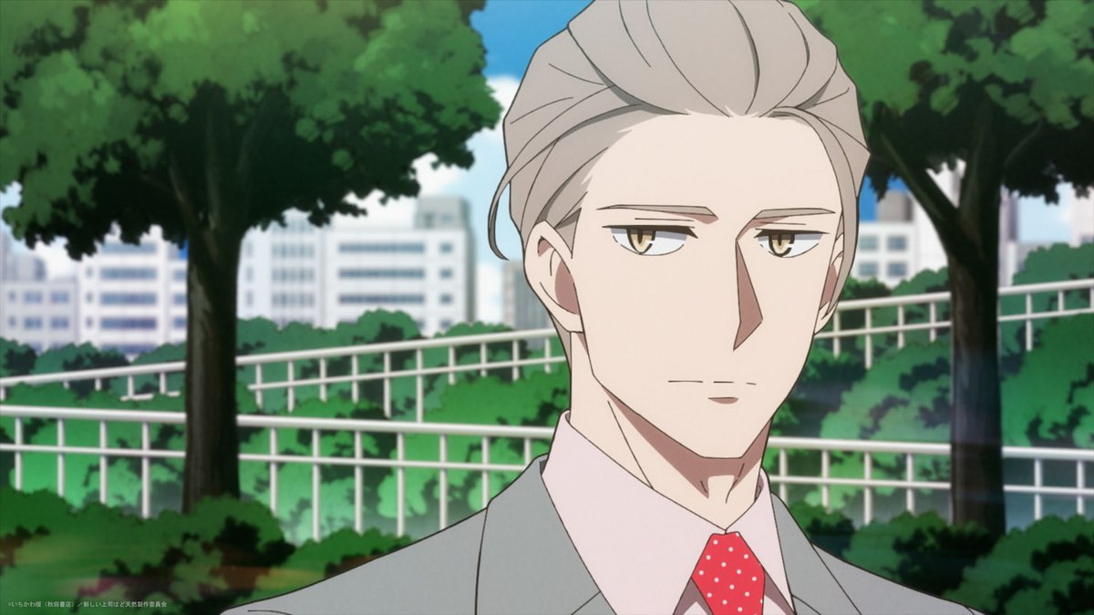 do_tennen_anime's tweet photo. 🍑￣￣￣￣￣￣￣￣￣￣￣
２話目 「おんぶするか？」
あらすじ＆先行カット公開
＿＿＿＿＿＿＿＿＿＿＿＿🍑

遊園地へ取材に行く桃瀬と白崎。
帰りの電車内で、桃瀬が白崎に話した
「転職を決めた日」のこととは……?!

https://t.co/MjnKlGK6mN

10月14日（土）23:30～🤍

#新しい上司はど天然 https://t.co/phe4LBiUU4
