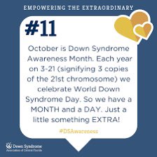 October is Down Syndrome Awareness month 💪🏻♥️ #DownSyndromeAwareness♥️
