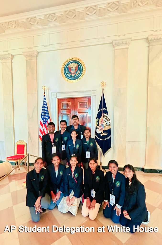 pcysngo25's tweet photo. Andhra Pradesh Chief Minister Shri YS Jagan Mohan Reddy garu made the dreams come true of poor students by sending them to White House in Washington

No other person can do this https://t.co/o7aOBz1wPX