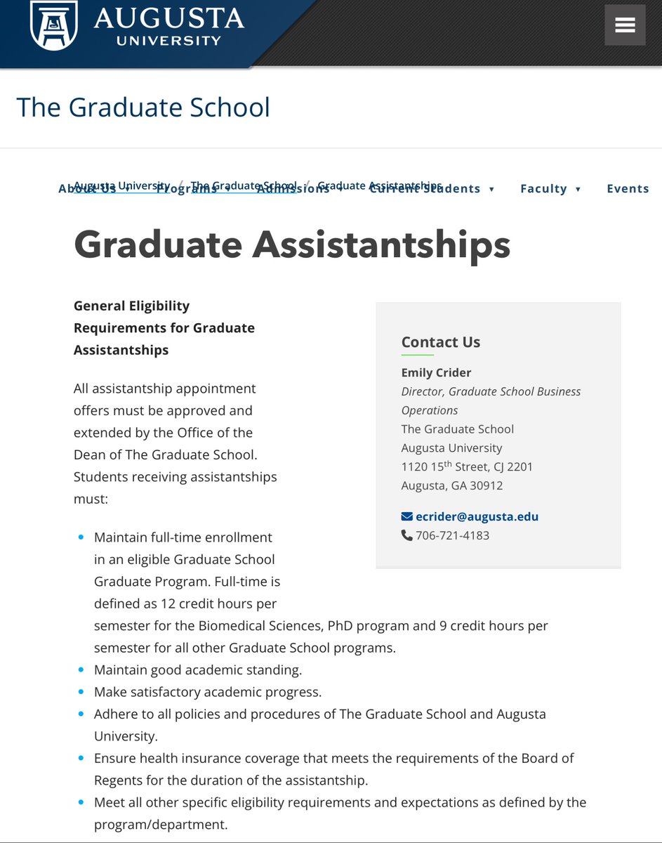 sylviewatikum's tweet photo. DO YOU HAVE A LOW GPA?

Annual stipends + Partial tuition waiver + Health insurance + Hourly salary for MA&amp;PhD students to Augusta University, USA  

DEADLINE: 11/1 

Get matched with scholarships you are a good fit for. ➡️ https://t.co/045iRylCI9 (❌ FILL TWICE) https://t.co/AwYBMsRtDV
