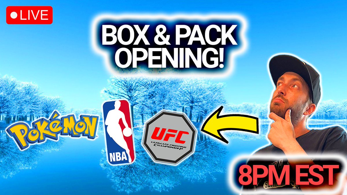 BlazewizardLIVE's tweet photo. LIVE at 8pm EST on YOUTUBE: https://t.co/Vl2q4xu11z
#pokemon #Pokemon151 #pokemontcg #pokemoncards #crownzenith #youtube #LiveStream #evolvingskies #prizm #panini #monopoly #ufc #ufccards #nbacards #nbaprizm #ufcselect #nfl #topps #baseball #toppschrome https://t.co/022VJKBQzk