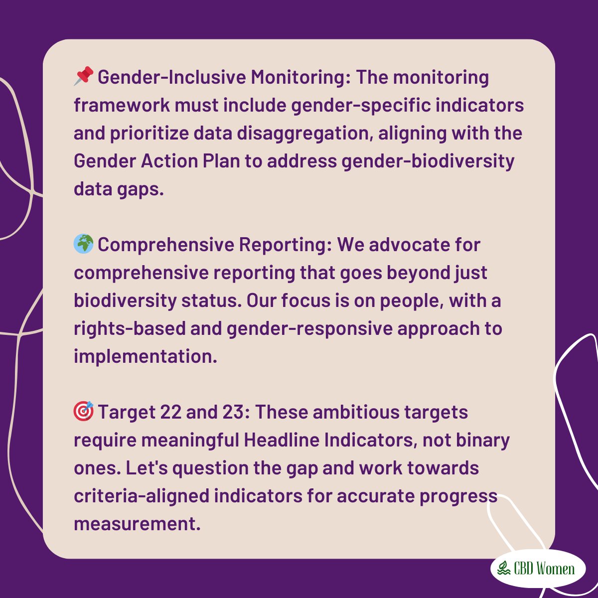 🌿 Bridging the Monitoring Gap for a Sustainable Future 🌎  🌱💪   
#FromAgreementToAction #GenderIsABiodiversityIssue