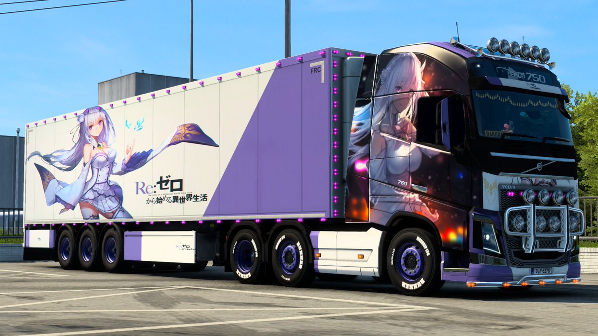 KotachanGame's tweet photo. 本日の配送                  
皆さんこんばんは       
皆さんご安全に                                     

#ets2 
#Volvo
#Reゼロから始める異世界生活
#Promods 
#RusMap 
#RusMod 
#ETS2jp https://t.co/1H3uObvavn