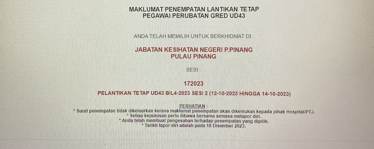 Alhamdulillah!!! Rezeki tahun ni.