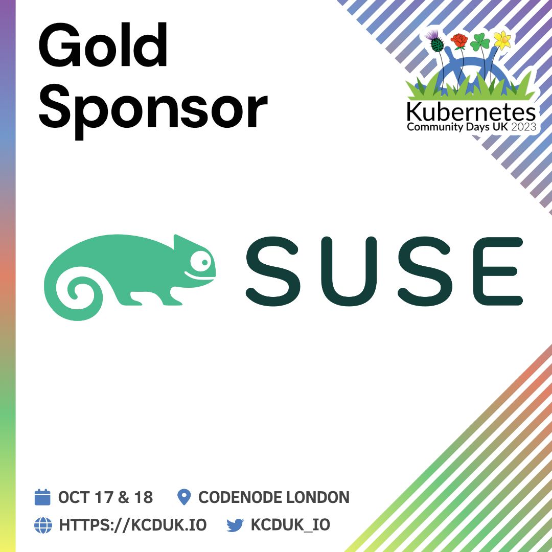 We're looking forward to #KubernetesCommunityDays UK [@kcduk_io]! Join our workshop on Oct 17 on 'Manage, Secure and Scale your #Kubernetes with SUSE' to learn more about ✅K8s Management and security, ✅Provisioning clusters, ✅App deployment & more. 👉okt.to/z57061