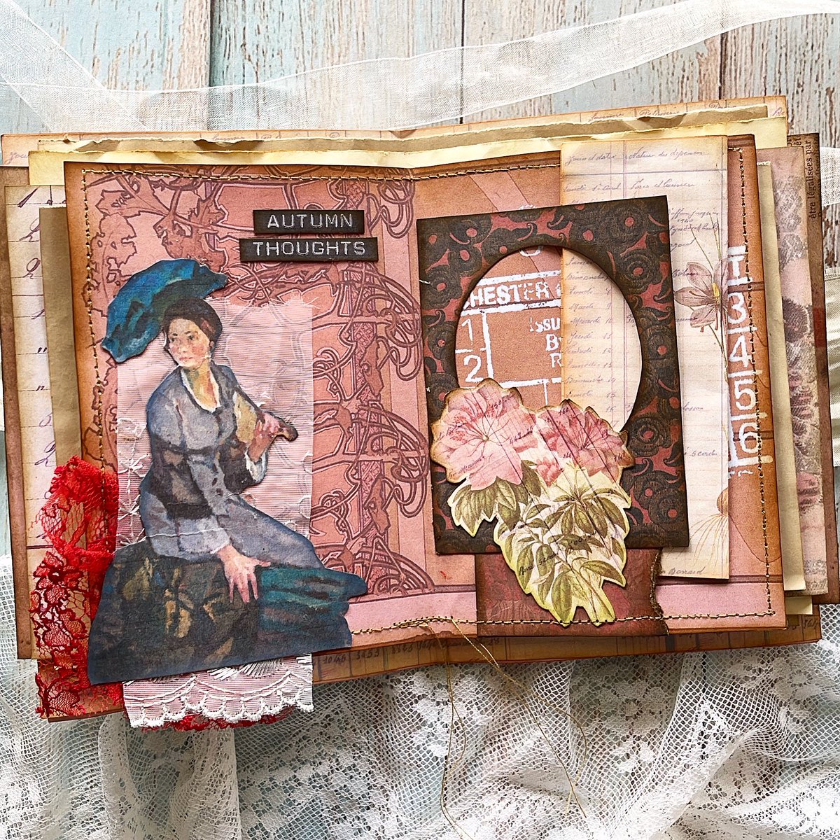 PapeterieRed's tweet photo. Naming this journal 𝘙𝘦𝘯𝘢𝘵𝘢.

#vintage #ephemera #shadesoffall #junkjournal #journal #diary #crafting #craftingph #junkjournalph #paperplay #paperlove #lovinglyhandmade https://t.co/OdJIVSuxPo