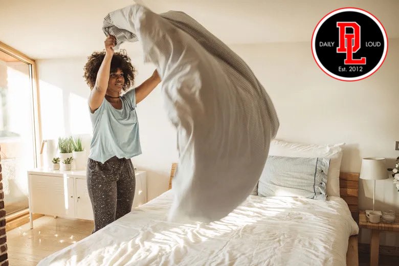 DailyLoud's tweet photo. Researcher Randall Bell found out through his study that if you make your bed each morning, you are 206% more likely to become a millionaire. https://t.co/vsRjjYDXrI