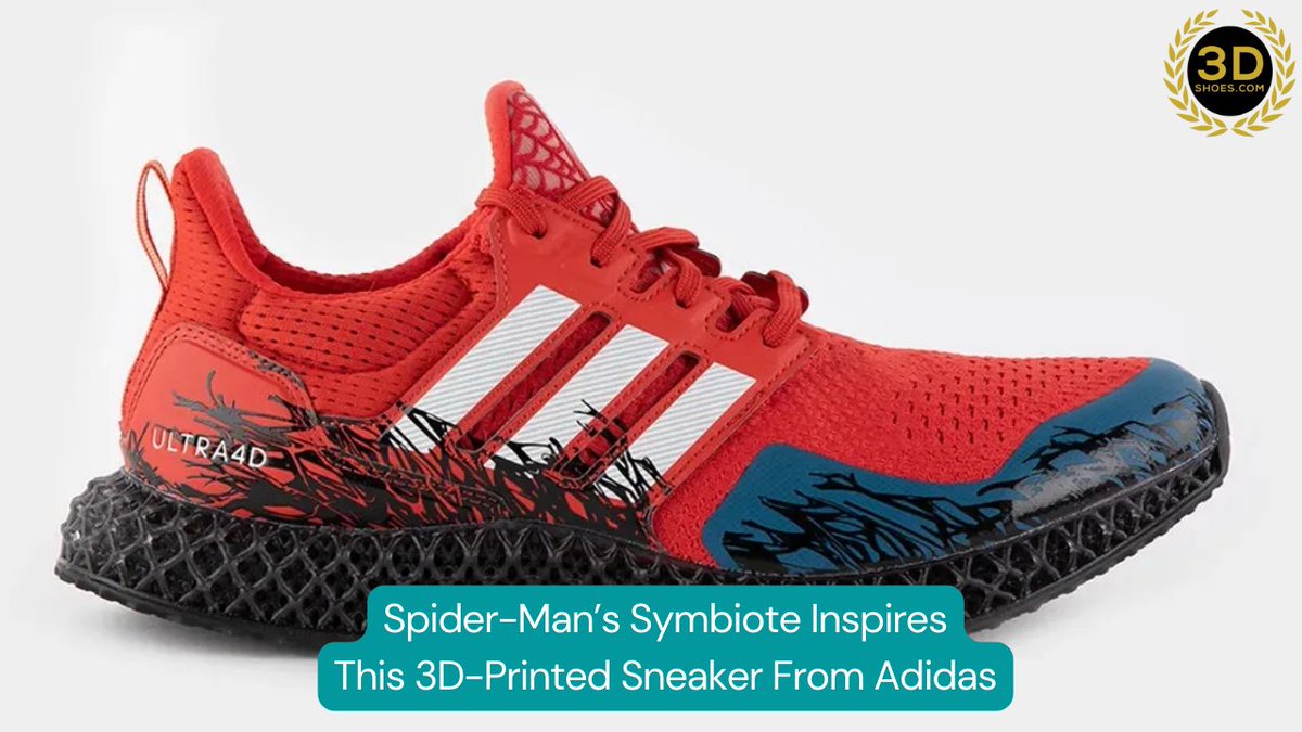 3dshoe's tweet photo. Spider-Man’s Symbiote Inspires This 3D-Printed Sneaker From Adidas
https://t.co/GMU4alX3cv
#3DPrinted #Adidas #Spiderman2 #AdidasUltra4D #3DShoes #3DPrinting #Midsole #Sneaker #symbiotespiderman https://t.co/zQPoA6bfwK