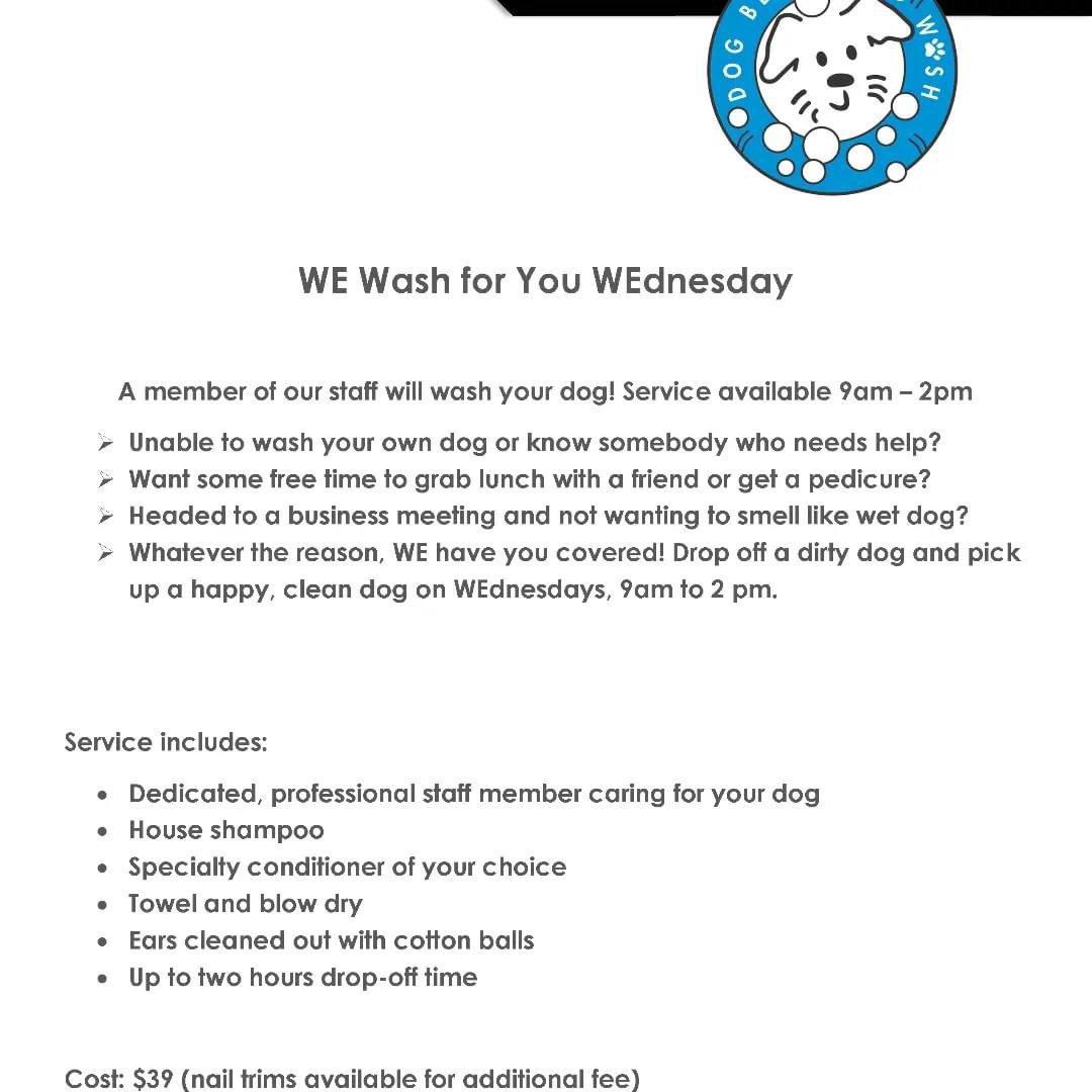 Taker advantage of WE Wash for You WEdnesday at Dog Beach Dog Wash . 

That's right, between 9 and 2, they'll wash for you. Check out the flyer for deets.
☆
☆
☆

#oceanbeach #obsd #oceanbeachsandiego #officialoceanbeach #sandiego #sunsetcliffs #california #sandiegoliving