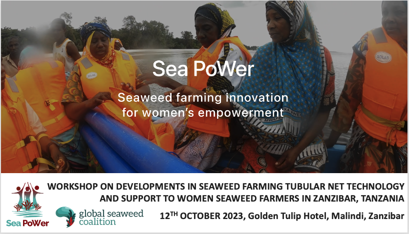 TODAY! #seaweed #innovation #women #empowerment #Zanzibar