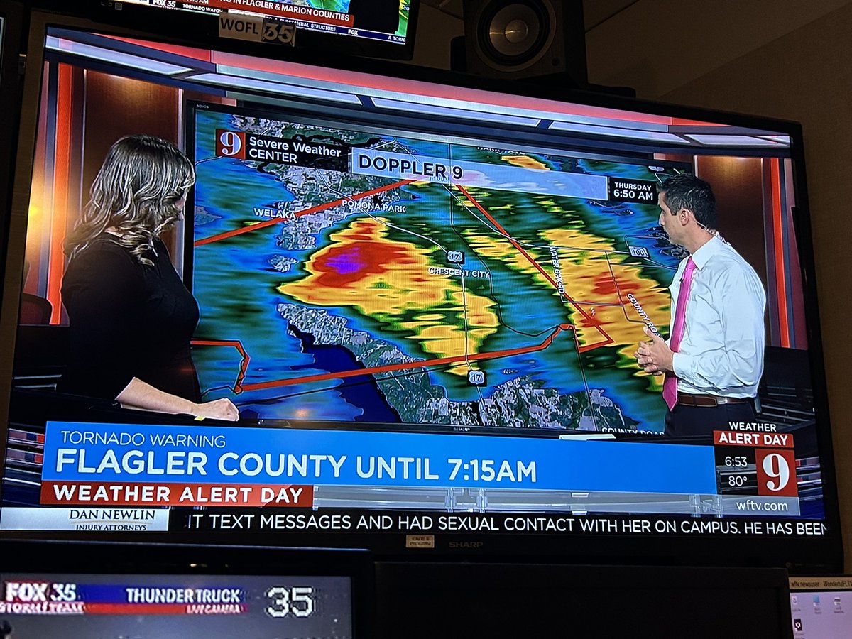 We’ve been on the air with you overnight and all morning long monitoring severe weather and tornado damage. Our coverage continues NOW on Channel 9. @WFTV @BrianWeather @ALorenzoTV @KirstinTVnews @KCrimiWFTV @TTerryWFTV