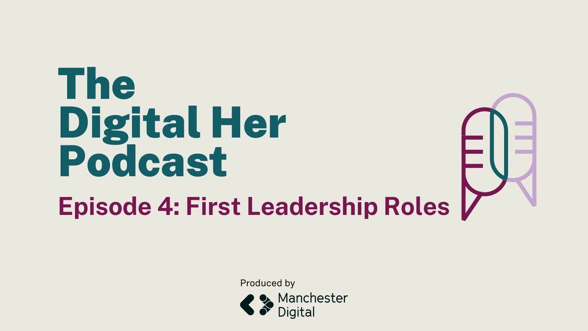 McrDig's tweet photo. The latest episode of The Digital Her Podcast just landed!
Episode Four is all about first roles in leadership, featuring Sana Aboarook from @Agent_Academy & Emma Dodd from @AutoTraderLife
🎧
Listen now on Spotify, Apple Podcasts & more #DigitalHer
https://t.co/JaFMxhhDyy https://t.co/reCDRggJmo