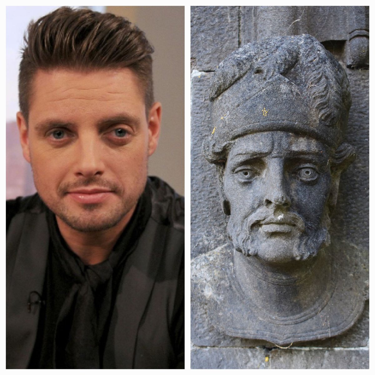 The carving at Kilkenny Castle that bears more than a passing resemblance to Keith Duffy.