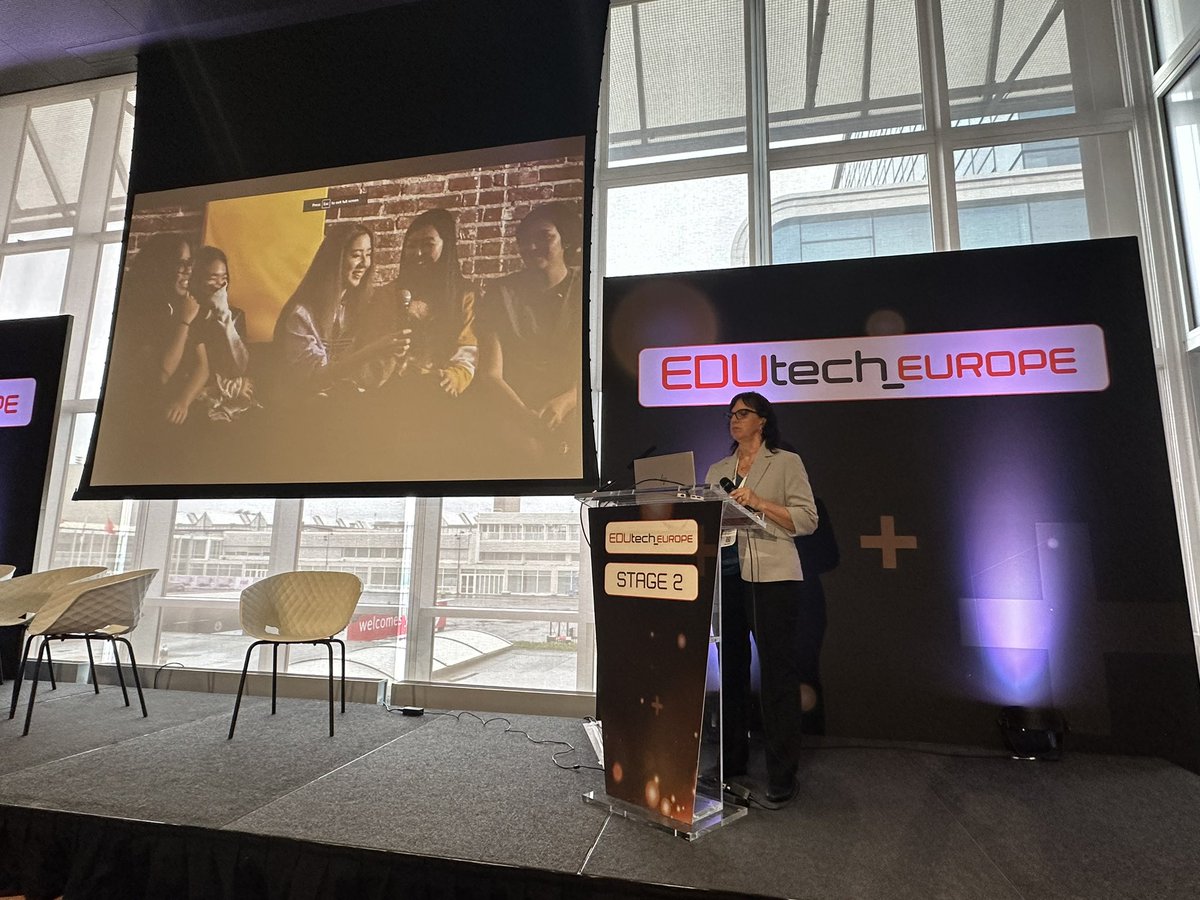 mr_isaacs's tweet photo. Great to see @clairelabeaux sharing the research and pedagogical benefits of  scholastic and academic #esports #esportsedu @NASEFedu 

#edutechEurope @EdutechEurope https://t.co/jmq0Sepjp3