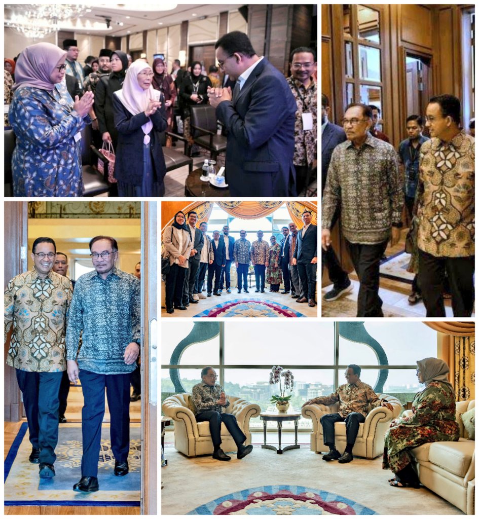 Anies berbincang hangat dg Anwar Ibrahim, Masya'Allah terasa sekali aura Presiden RI 2024..

Yang setuju retweet!!