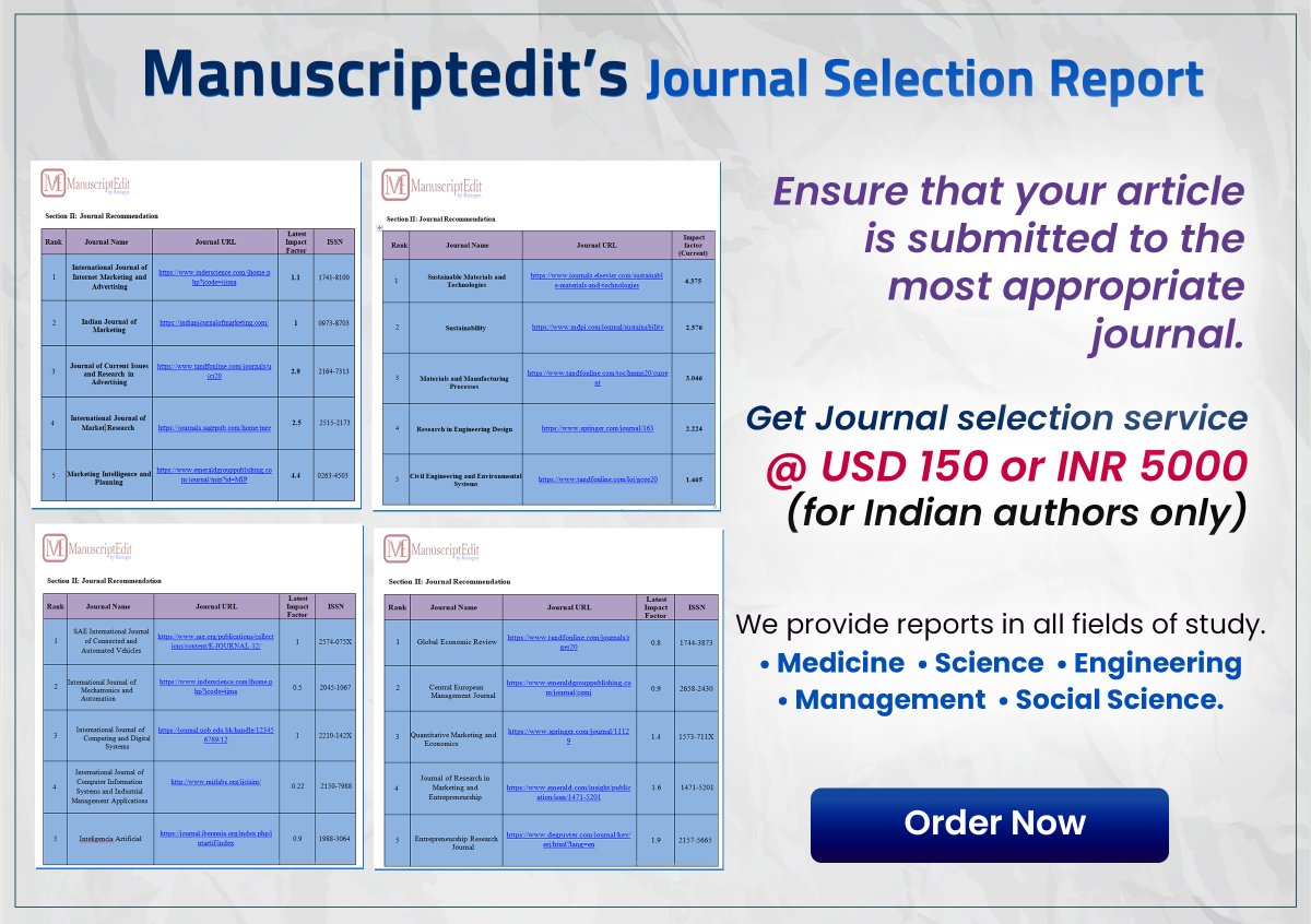 manuscriptedit's tweet photo. 👍Elevate Your Research Impact: Introducing Our Premium Journal Selection Service for Scholars and Academics. Find more here:👇
https://t.co/LKfit5Wv2T
.
.
#ResearchReady
#PublishingJourney
#ManuscriptGuidance
#ScholarlyWriting
#JournalSelection https://t.co/QSnMFHWCxN