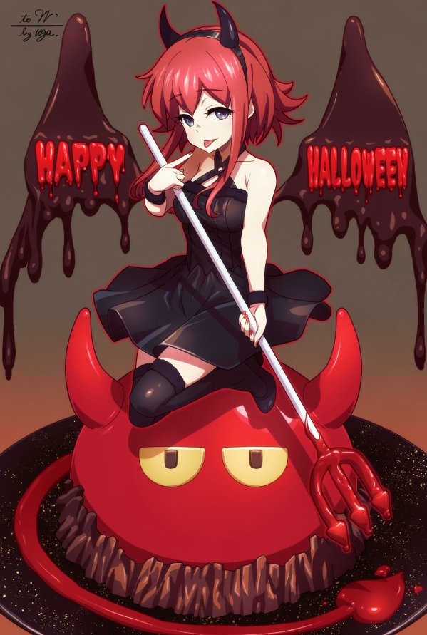 「Skebご依頼のハロウィン絵ですありがとうございました!! 」|uga@Skebやってますのイラスト