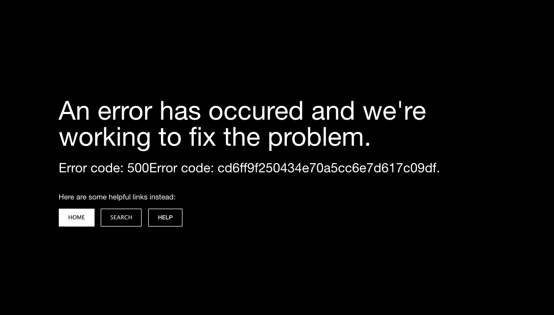 Gregeth23's tweet photo. @RoughTrade @RuncornPlan @CastlesInSpace I think your website is broken, because I keep getting this whenever I try to get onto your site. https://t.co/ppUtbQSdCQ