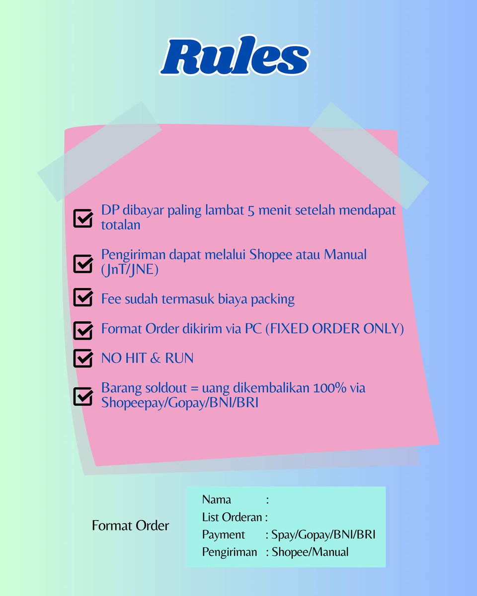 OPEN JASTIP BANDUNG X BEAUTY 2023 #BandungxBeauty2023 #BandungxBeauty🥳

✅Jastip murah
✅Pengiriman dari KOTA BANDUNG
✅100% Amanah
✅Pelunasan bisa via Shopee (gratis ongkir)
✅Fast response grup telegram

#zonauang #zonabu