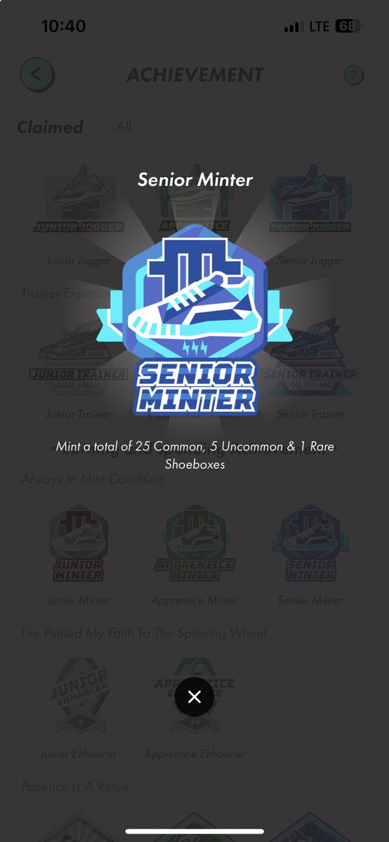 Super_Taxy's tweet photo. 🫡 Gm #StepN #Eth
🥳🥳🥳 #SuperMint 👟👟
🤔Looks good for #ApeRealm …
😵💫 I don't know how to estimate the selling price (Lv.24)... Any opinions? 👇 https://t.co/yzy373h88R