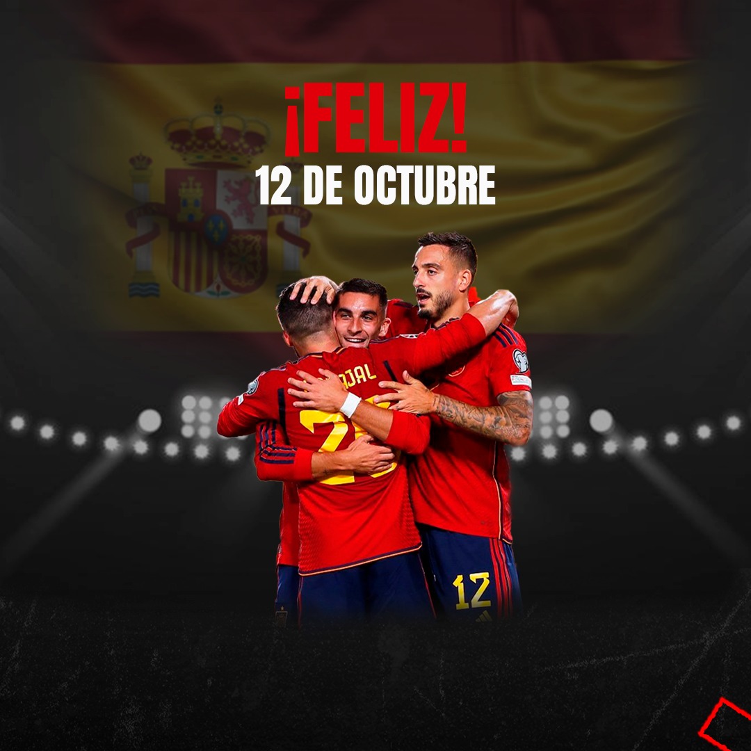 EscuelaAlBasit's tweet photo. ¡Feliz 12 de Octubre a todos! 🇪🇸🎉
¿Cómo celebrarlo mejor que con un partido de nuestra selección contra Escocia? ⚽️🙌
¡Ánimo España! 💪🔴🟡🔴
•
•
•
#CDALBASIT #Albacete #escuelafutbol #equipofutbol #futbol #IMD #temporada20232024 #castillalamancha #FFCM #12octubre #españa https://t.co/F5eyvz4xS2