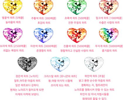 맨날 보라색 하트만 볼 듯 .