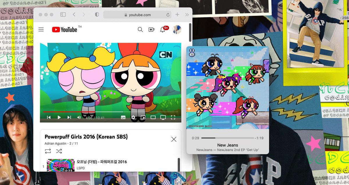 𖦹 파워퍼프걸 💻🎸💗⭐️☄︎