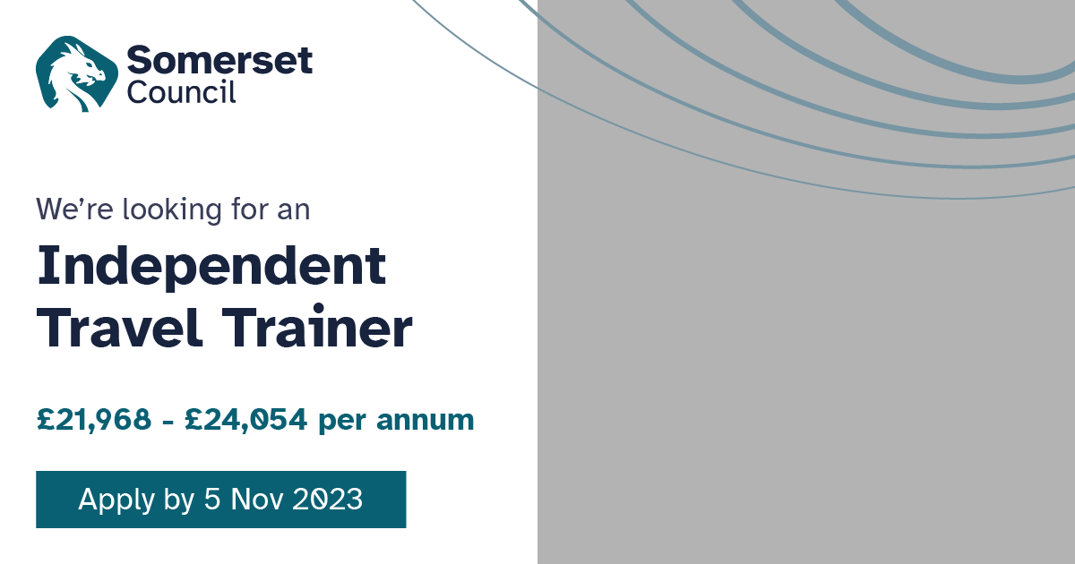 This role deals with a wide range of activities to help support children and young people to travel independently, giving students a chance to travel with their peer groups and succeed at an important life skill.
Interested?👉somerset.gov.uk/jobs-and-caree…
#Somerset #Jobs #HIRINGNOW