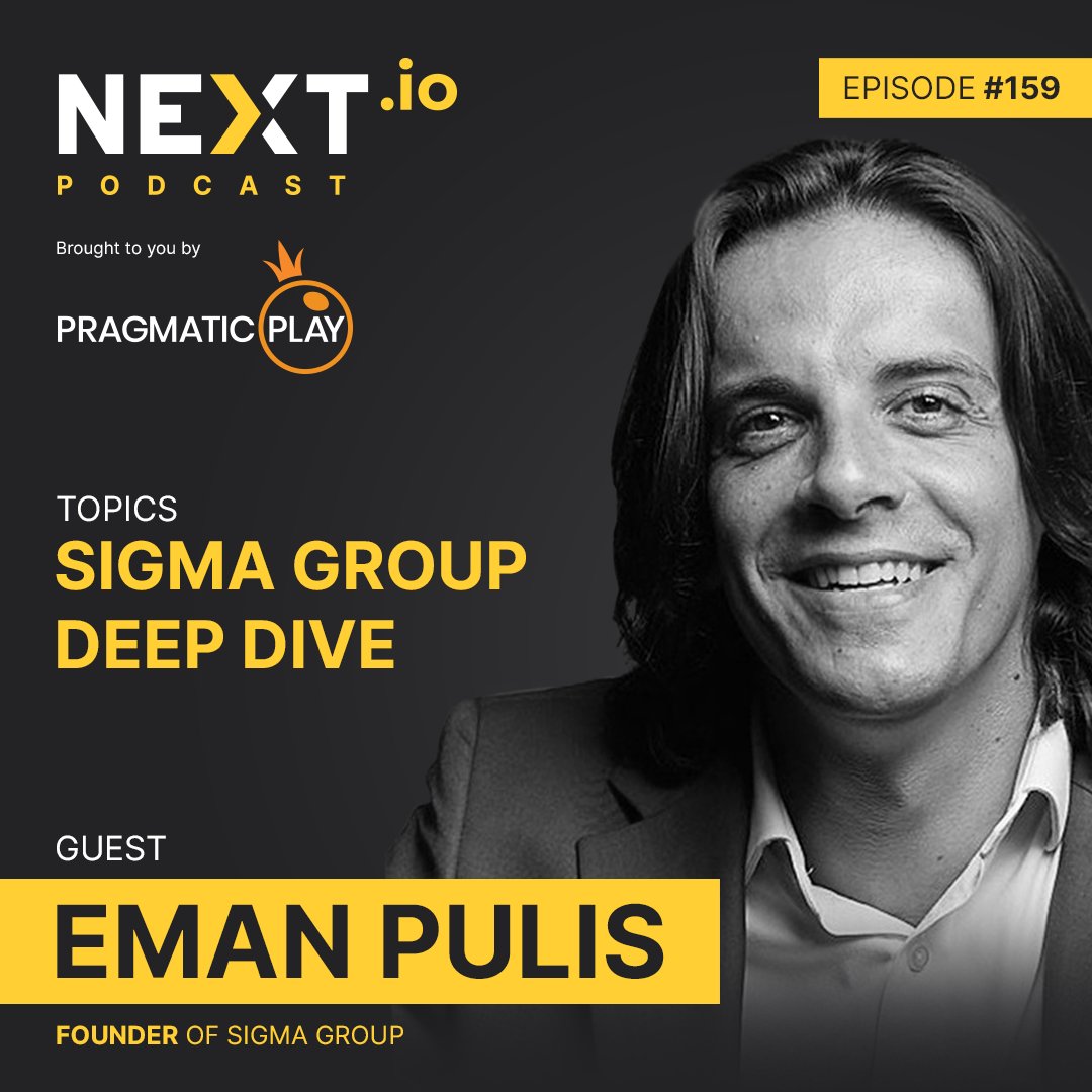 🎧 NEXT.io Podcast #159 is LIVE! Join host Pierre Lindh &amp; Eman Pulis of SIGMA Group to explore the future of iGaming. From acquisitions to event planning, we've got it covered. 🔥 

Don't miss out! #NEXTio #SIGMAGroup #iGaming 

👉 youtu.be/KLNK3iRgjFU