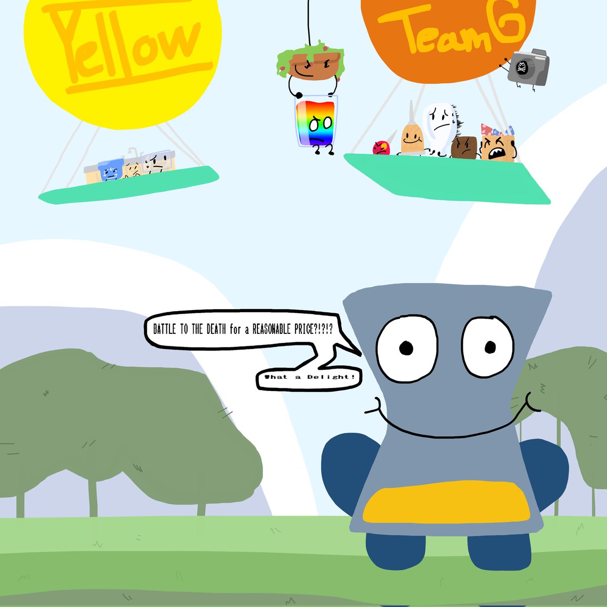 roguelikesguy's tweet image. i literally cant draw anything serious about object kerfuffle #objectkerfuffle #osc