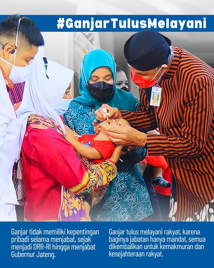 jisatu01's tweet image. 𝐆𝐚𝐧𝐣𝐚𝐫 𝐓𝐮𝐥𝐮𝐬 𝐌𝐞𝐥𝐚𝐲𝐚𝐧𝐢

Ganjar tidak memiliki kepentingan pribadi selama menjabat, sejak menjadi DRR-RI hingga menjabat Gubernur Jateng, @ganjarpranowo tulus melayani rakyat, karena baginya jabatan hanya mandat, semua untuk kemakmuran dan kesejahteraan rakyat.