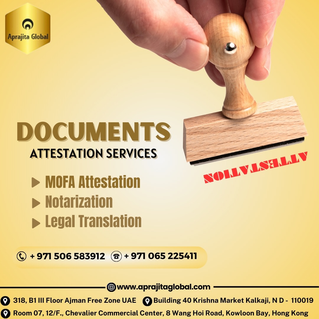 AprajitaGlobal's tweet image. &quot;Aprajita Global: Your Partner for Document Attestation Worldwide! 🌍 #AttestationServices #GlobalDocs&quot;
@AprajitaGlobal
Follow @AprajitaGlobal