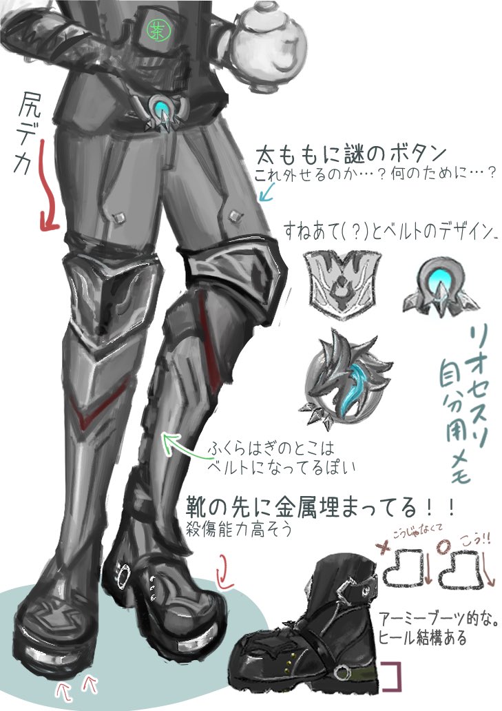 rata7_'s tweet photo. リオセスリの下半身わけわからんすぎたから自分用メモ https://t.co/svfW7oAS9f