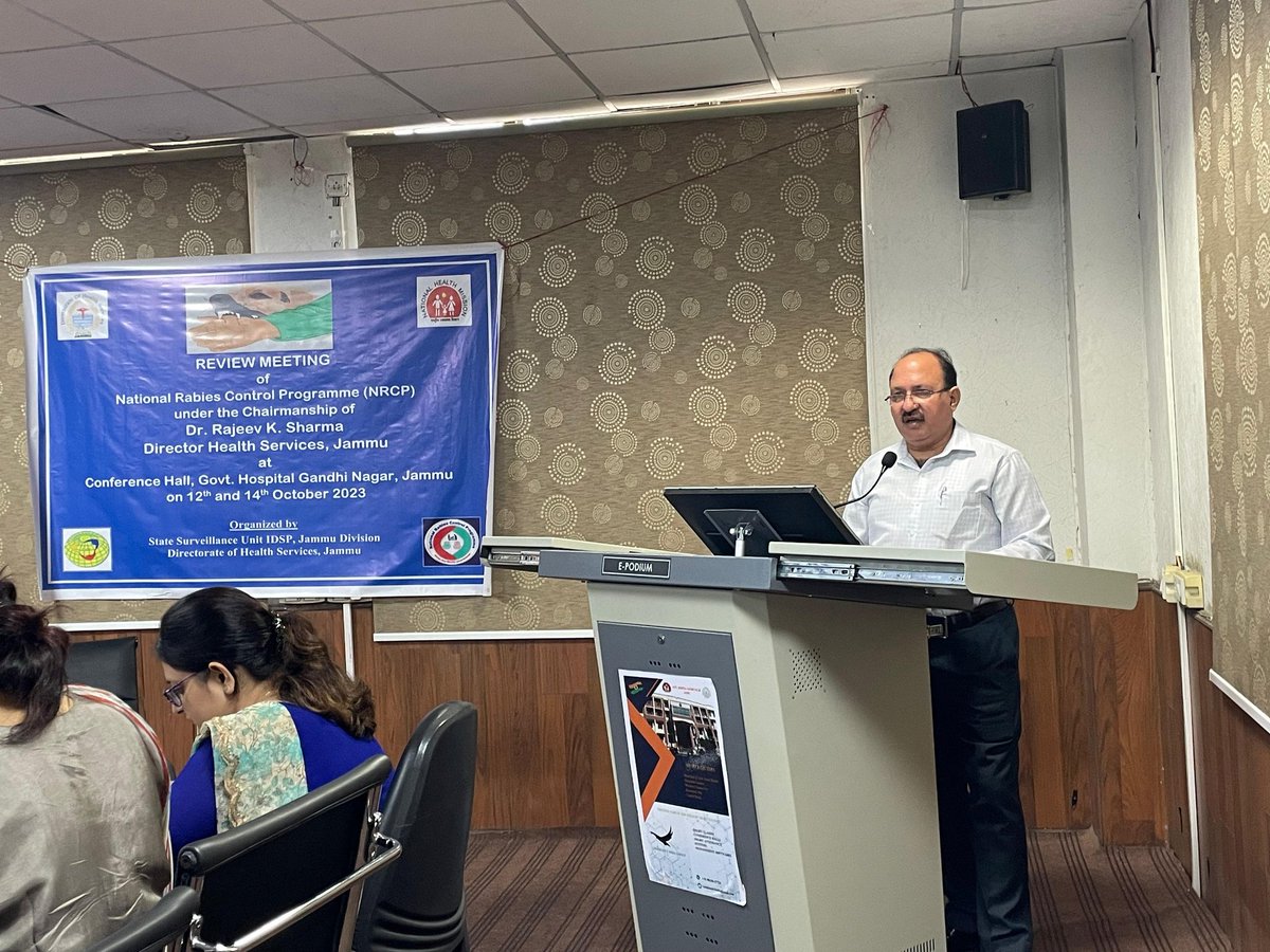 dhs_jammu's tweet photo. Review meeting of NRCP on 12.10.23 at GH Gandhinagar, org by Office of SSU Jmmu Div. DHO’s,BMO’s,MO’s &amp; Dist Epidemiologist from dist Jmmu, Kathua, Poonch &amp; Samba participated, Attended by AD Schemes, MS Gandhinagar, Joint Director ARV-Lab R.S Pura Jmmu.
@AmritMahotsav https://t.co/rRXbxNf14s