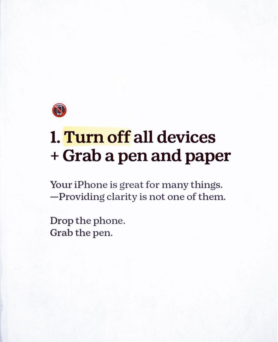 Mindsetconquer's tweet image. How to Hit Reset On Your Life:  (In 15 Minutes)  

1.