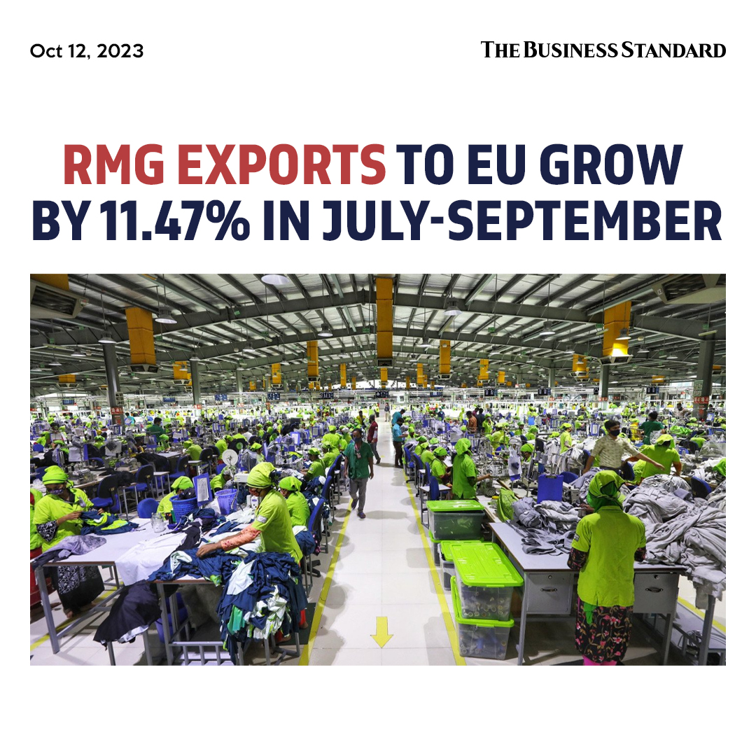 tbsnewsbd's tweet photo. Export to Spain, France, Netherlands and Italy showed 23.26%, 8.67%, 18.97% and 23.22% growth respectively

Read more: https://t.co/onEKLV8W54

#rmgsector #rmgexport #bangladesh #tbsnews https://t.co/YO6YLZdecK
