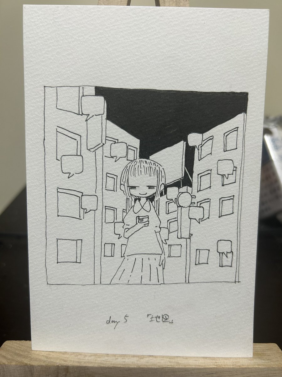#inktober
day5〜8 