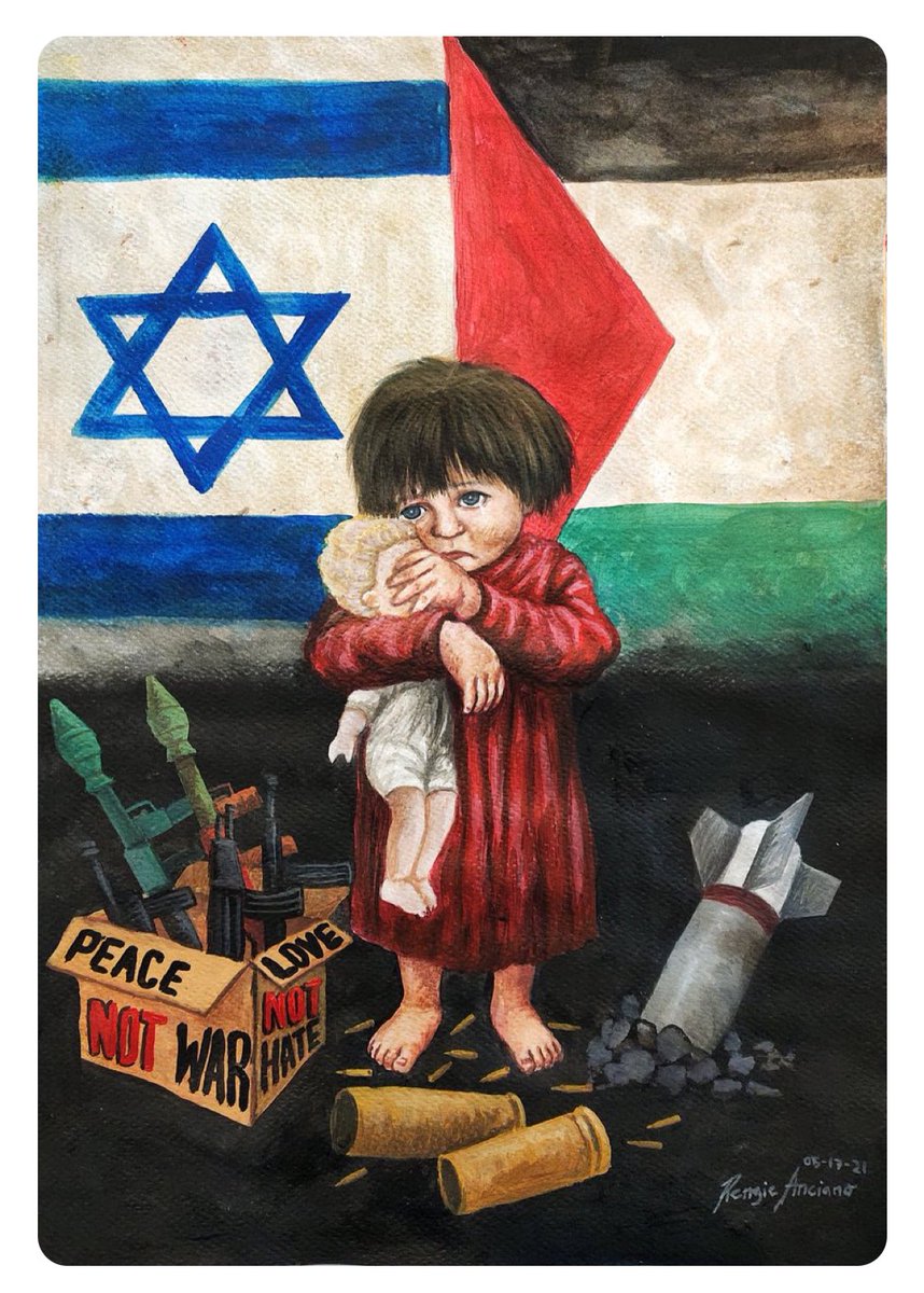 Pray for peace. Artist: Rengie Anciano <a href="/Rengie47948772/">Rengie</a> 💔 🙏🕊️